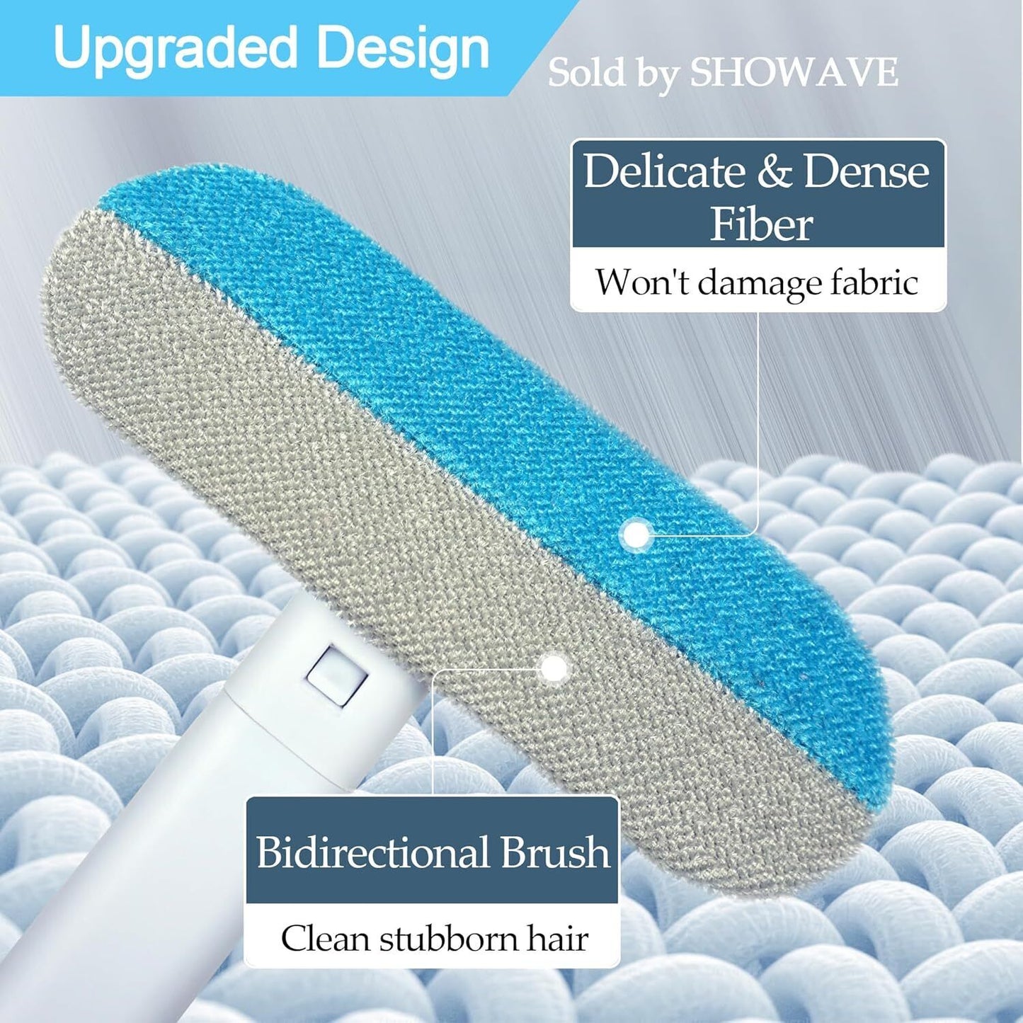 Pet Hair Removal Tool, Dog and Cat Hair Remover for Couch Carpet Furniture, 4 In